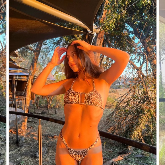 Strawberry Milk Mob Leopard Print Bikini - Picture 5 of 7